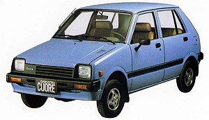 Daihatsu Cuore (1981-1985) <br />5-tr. Fließheck-Limousine