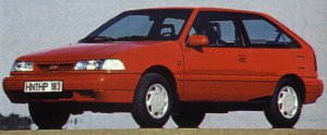 Hyundai Pony (1991-1995) <br />3-tr. Fließheck-Limousine