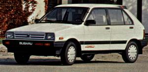 Subaru Justy (1984-1989) <br />3-tr. Fließheck-Limousine