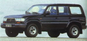 Toyota Land Cruiser Station (1990-1998) <br />5-tr. Geländewagen