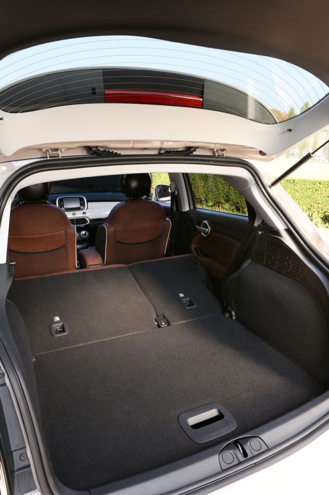 Kofferraum des Fiat 500 X