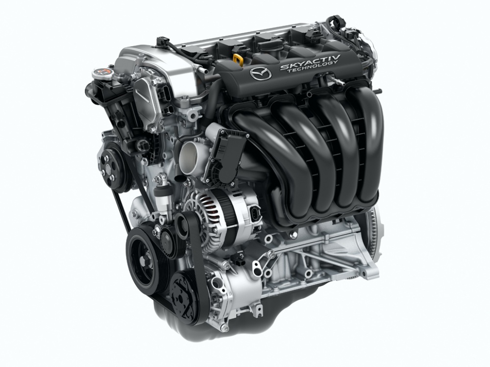 Ohne Turbo: Die Skyactiv-Saugmotoren leisten wahlweise 131 oder 160 PS