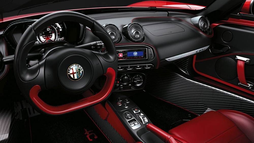 Innenraum des Alfa Romeo 4C