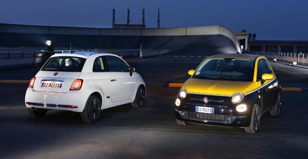 geänderte Rückleuchten und neue Bicolore-Lackierungen beim Fiat 500