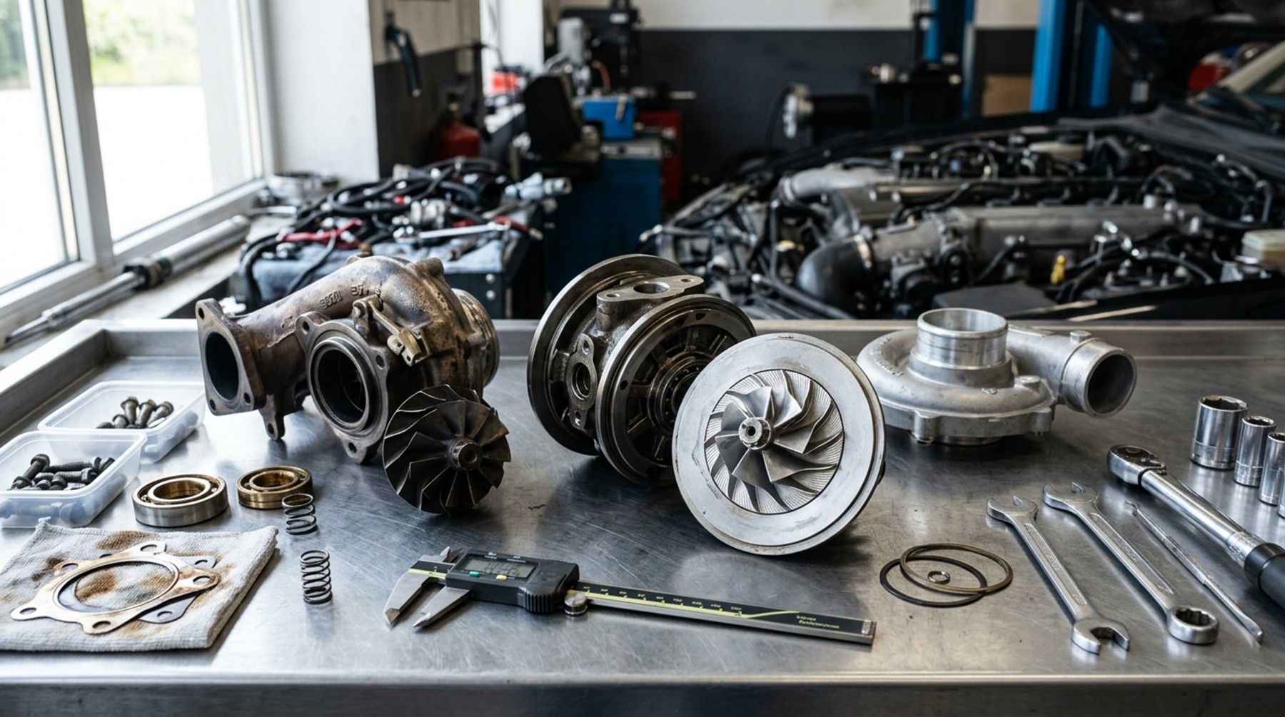 Turbolader-Instandsetzung bei Audi-Motoren