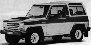Daihatsu Wildcat/Rocky (1984-2003) <br />3-tr. Geländewagen<br />»Wildcat Wagon«