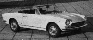 Fiat 124 Sport (1966-1978) <br />1.Facelift<br />2-tr. Cabrio