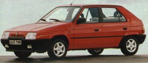Skoda Favorit / Forman (1989-1995) <br />4-tr. Fließheck-Limousine<br />»Favorit«