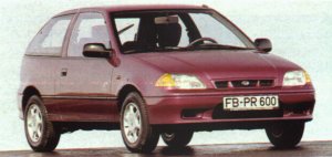 Subaru Justy (1996-2003) <br />3-tr. Fließheck-Limousine