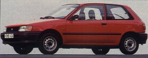 Toyota Starlet (1990-1996) <br />3-tr. Fließheck-Limousine