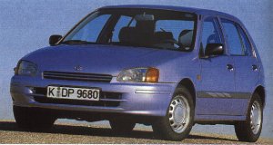 Toyota Starlet (1996-1999) <br />3-tr. Fließheck-Limousine