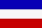 Flagge Serbien-Montenegro
