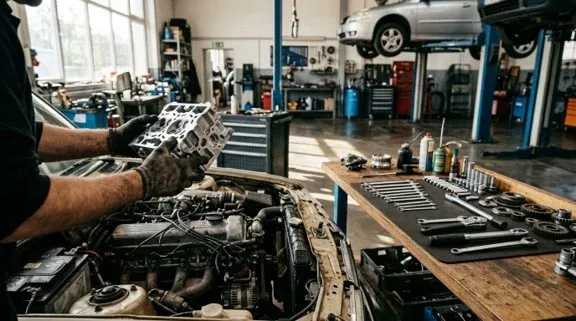 Motorreparatur