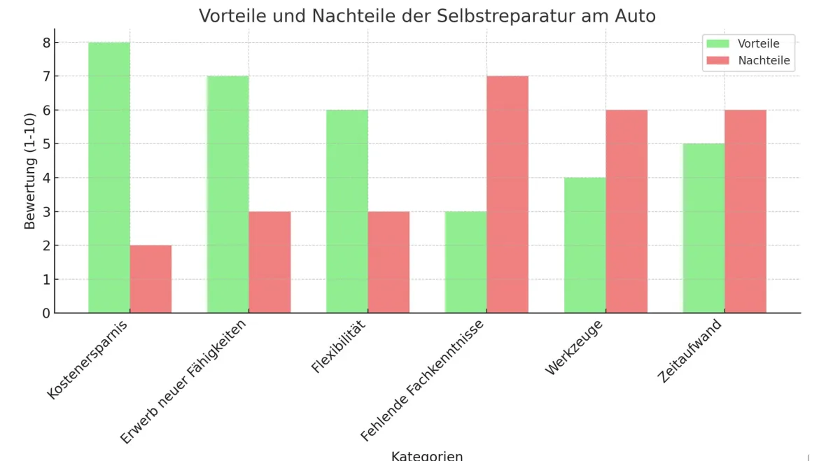 Vor- und Nachteile der Selbstreparatur am Auto