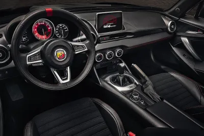 Innenraum des Abarth 124 Spider