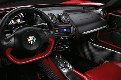 Innenraum des Alfa Romeo 4C